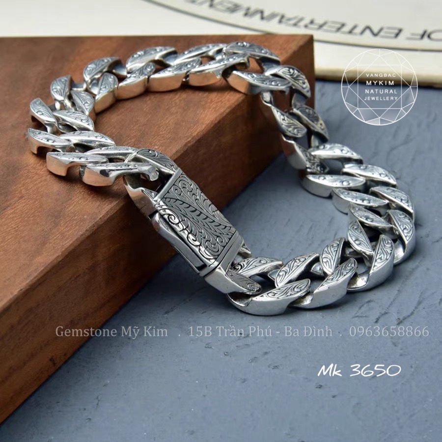 Lắc Bạc Cho Nam - Bạc 925 nguyên chất - Ms04