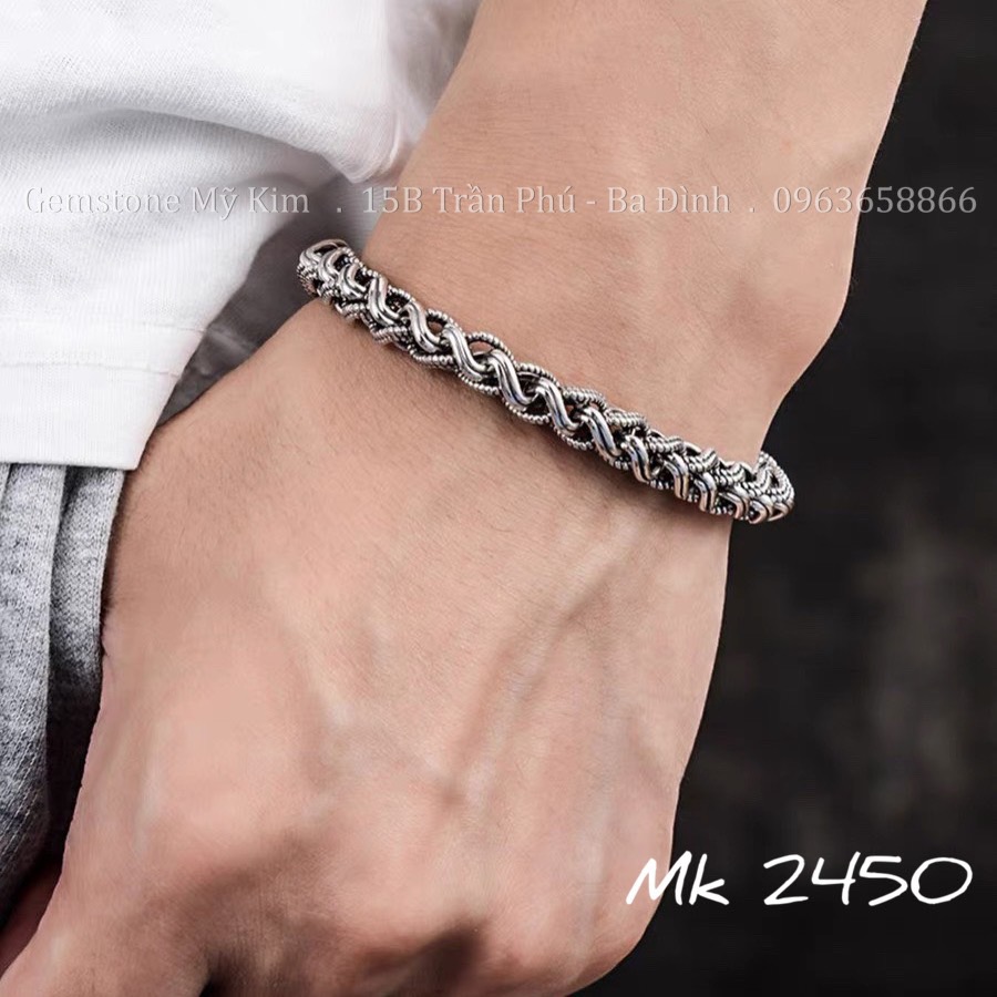 Lắc Bạc Cho Nam - Bạc 925 nguyên chất - Ms02