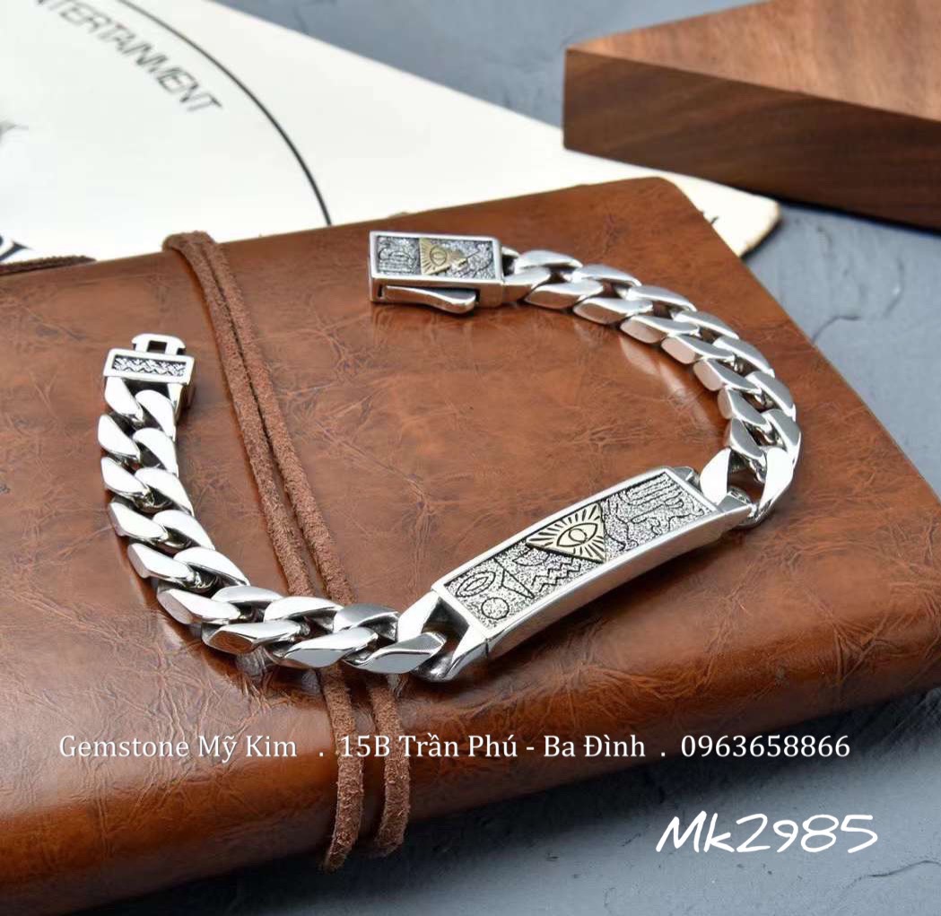 Lắc Bạc Cho Nam - Bạc 925 Nguyên Chất - MS013