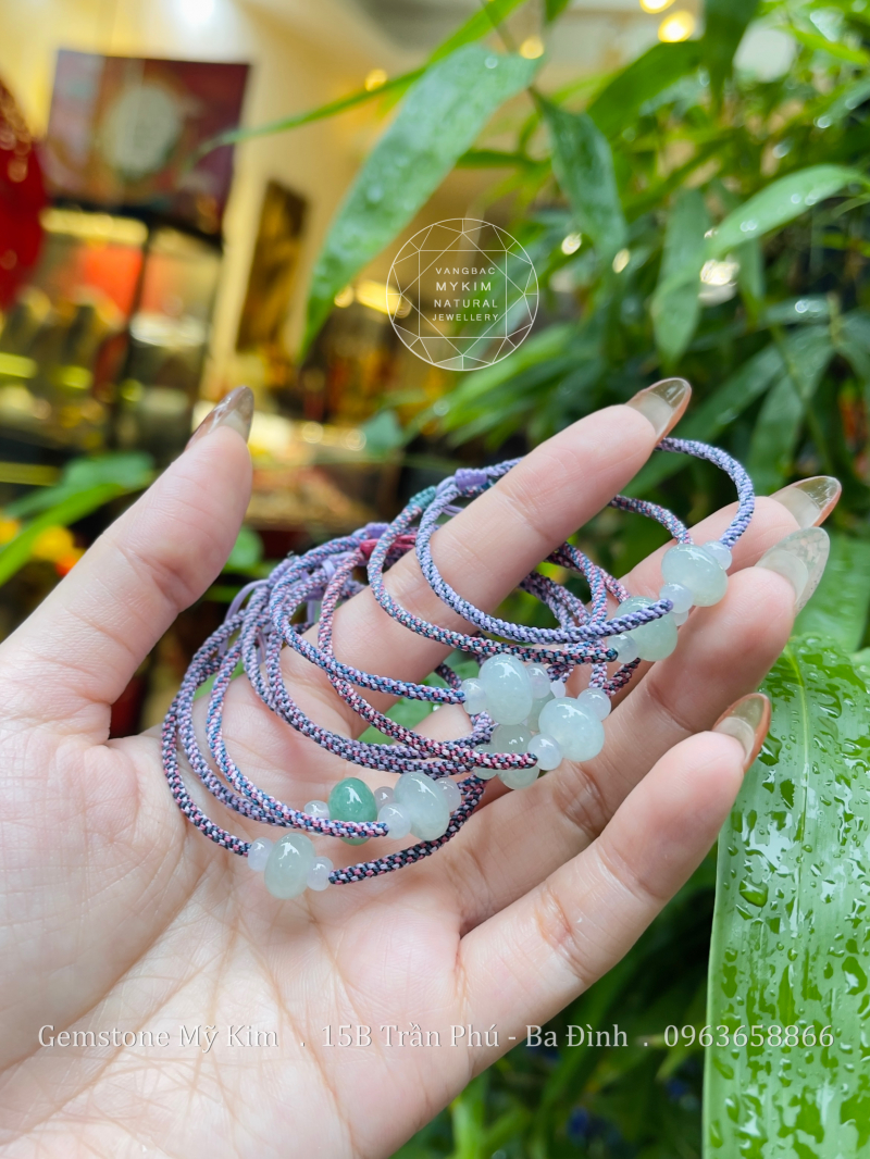 🧵 Dây Tết Lu Thống Ngọc Phỉ Thúy – Hài Hòa Ngũ Hành, Tĩnh Tại Tâm An