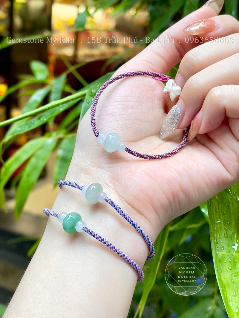 🧵 Dây Tết Lu Thống Ngọc Phỉ Thúy – Hài Hòa Ngũ Hành, Tĩnh Tại Tâm An