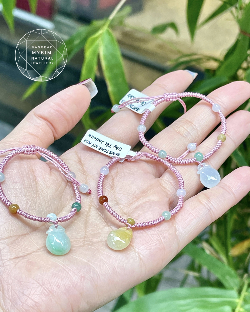 👶 Dây Tết Ngọc Phỉ Thúy Cho Bé – Mầm Nhỏ Bình An, Vòng Tay Dịu Dàng