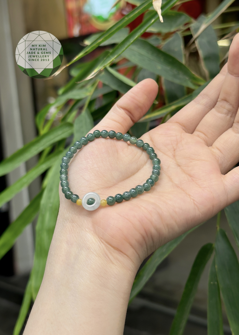 Vòng Lam Ngọc Phỉ Thúy – Jadeite VIP | Trang Sức Thiết Kế Thủ Công Tinh Xảo