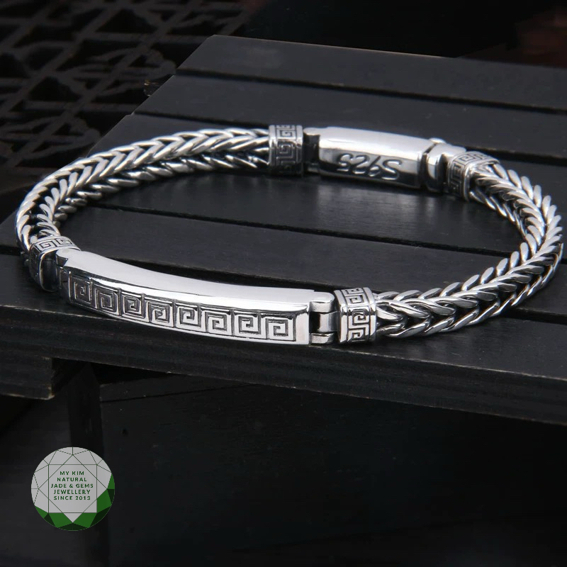 Lắc Tay Bạc Thái 925 cho nam - Ms086