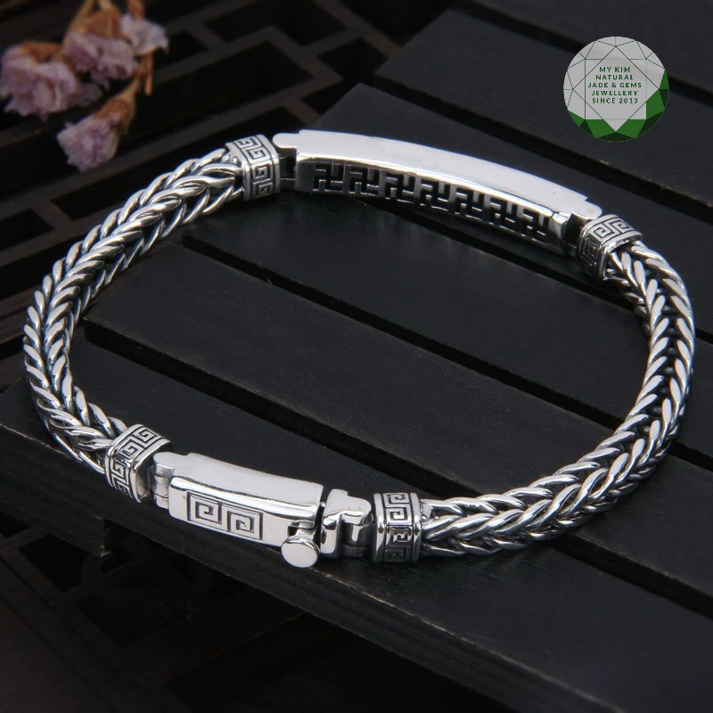 Lắc Tay Bạc Thái 925 cho nam - Ms086