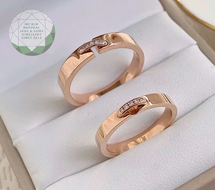 Nhẫn Cưới Vàng 10k - 14k - 18k - MS001