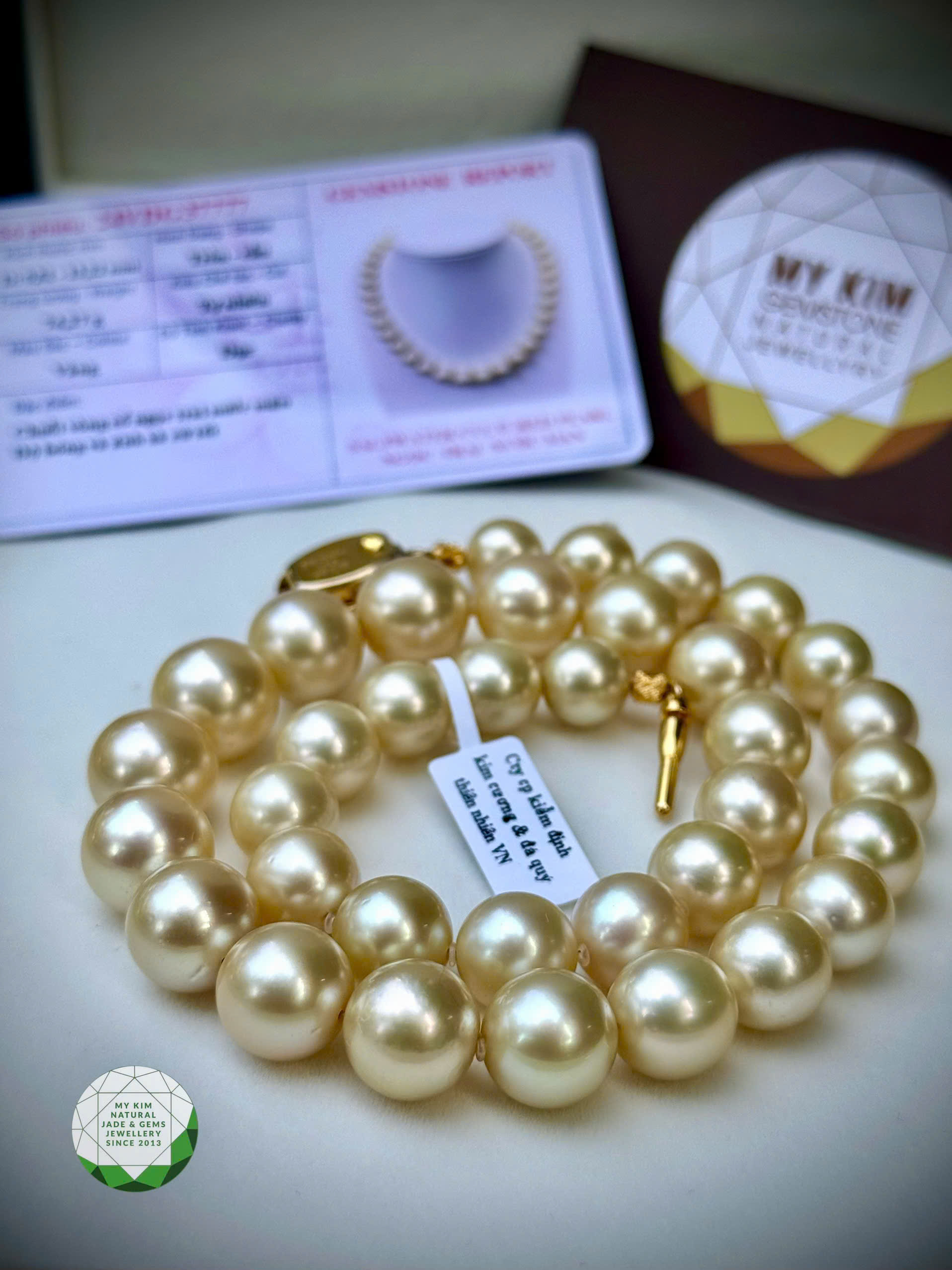 Chuỗi Vòng Ngọc Trai Nước Mặn Southsea - Kèm Kiểm Định