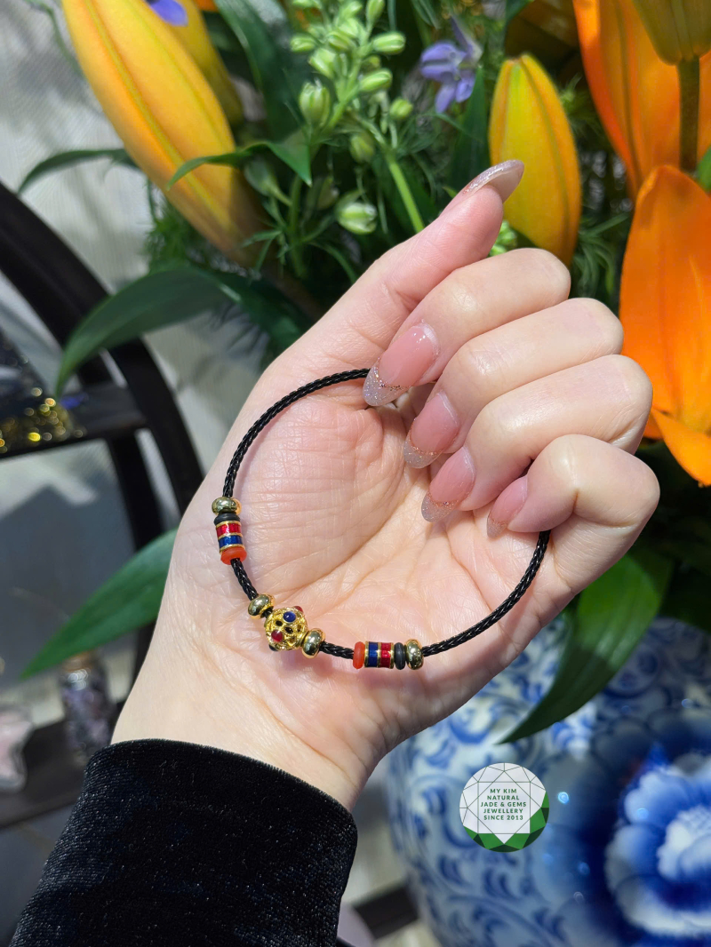 Dây Kiềng Charm Vàng 2.4k - MS002