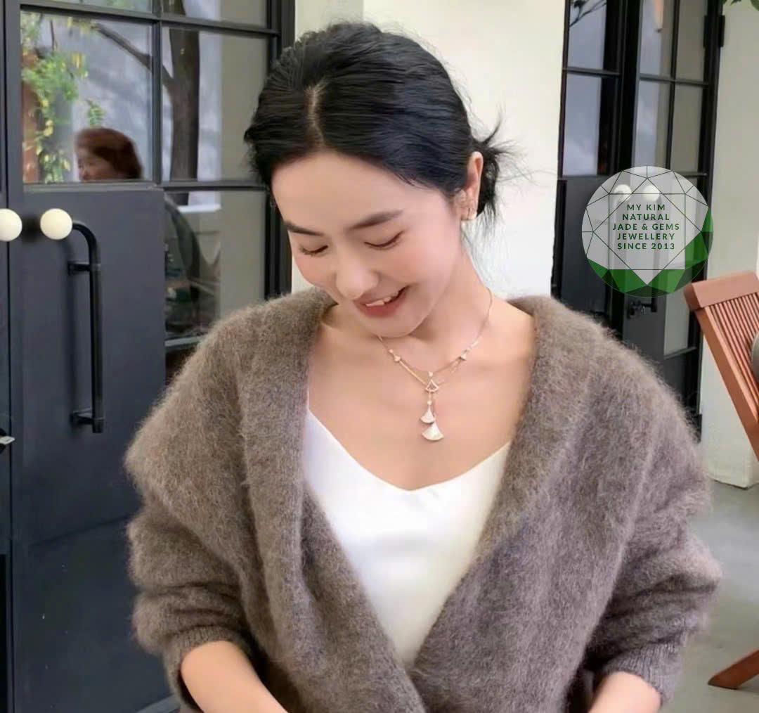 Dây Chuyền Bạc Si Vàng Trắng Nhiều Lớp Layer – Kiểu Dáng Sang Trọng, Thanh Lịch, Phong Cách Hiện Đại