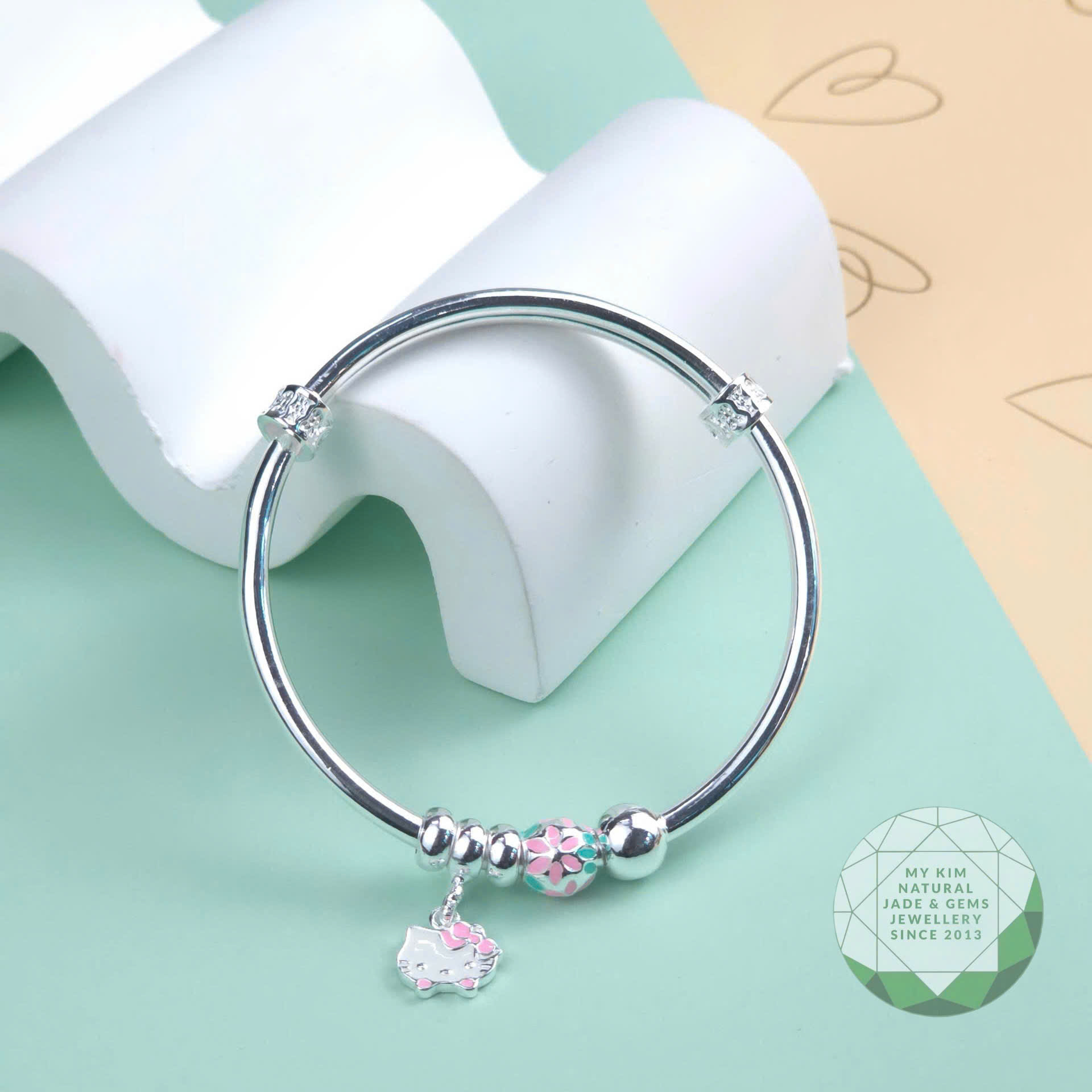 BST Vòng Bạc Cho Bé – Mix Charm Bạc 925 Xinh Xắn, An Toàn Cho Làn Da Nhỏ