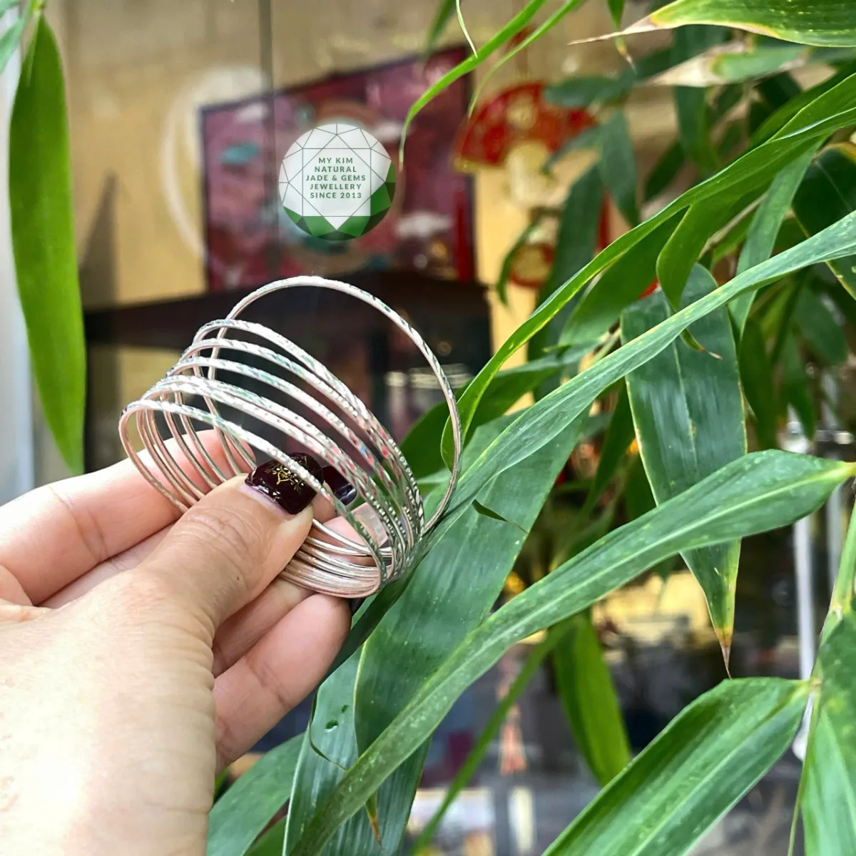 💫 Vòng Tuần Bạc 925 Si Vàng Trắng Cao Cấp – Bộ 7 Chiếc Đeo Tay