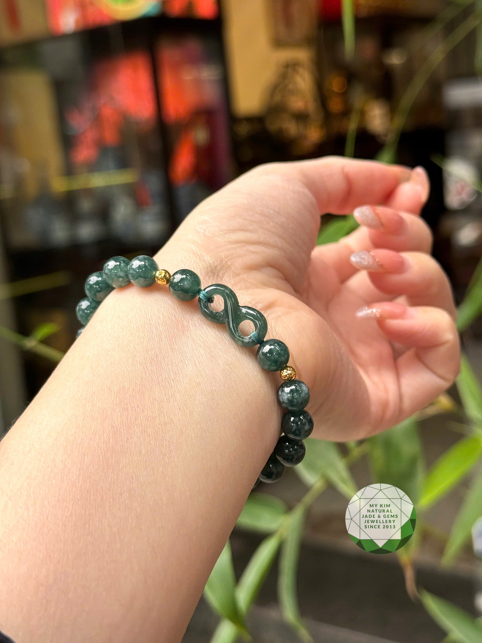 🔷 VÒNG LAM NGỌC PHỈ THÚY – CHARM VÔ CỰC | JADEITE VIP