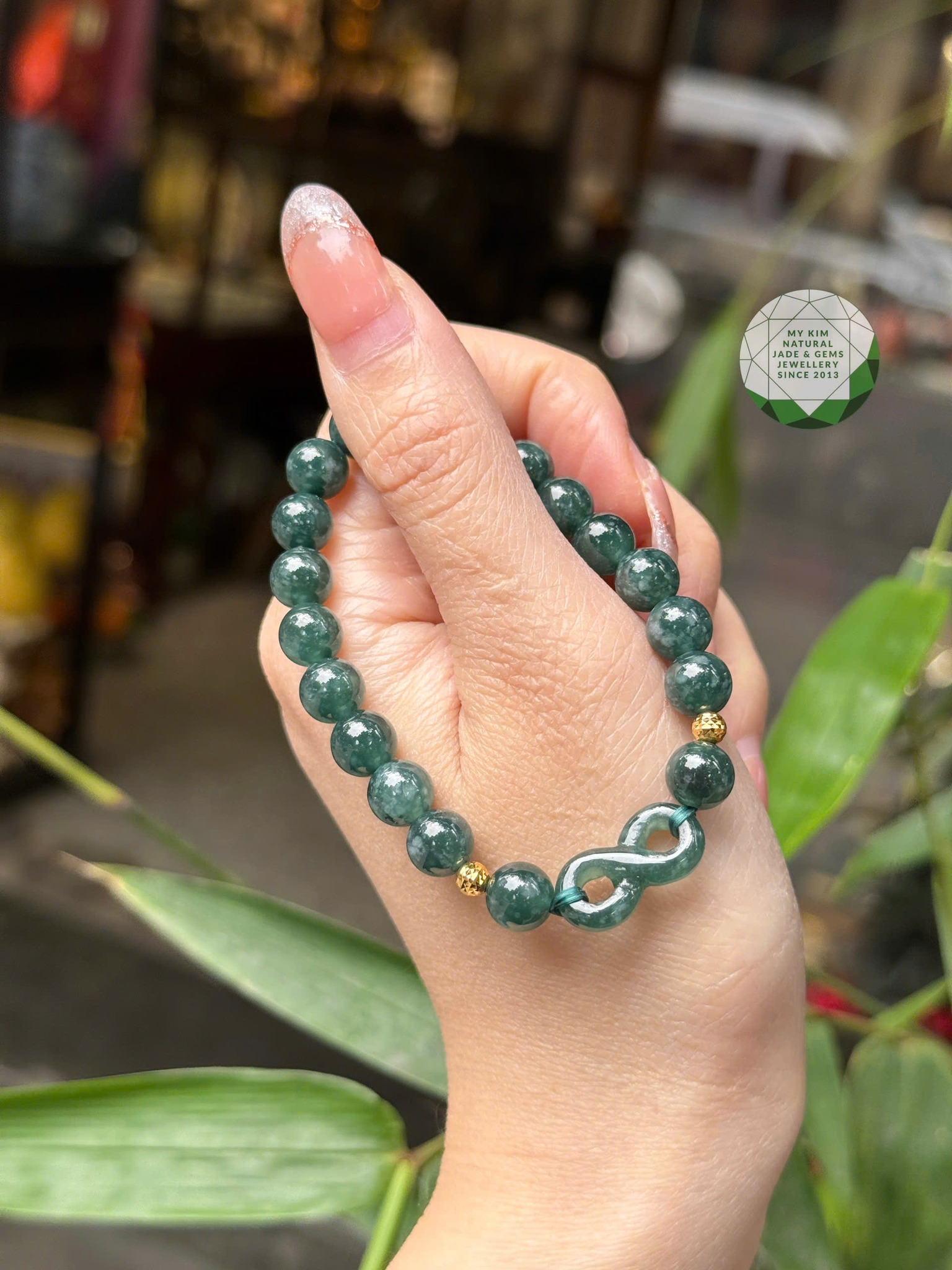 🔷 VÒNG LAM NGỌC PHỈ THÚY – CHARM VÔ CỰC | JADEITE VIP