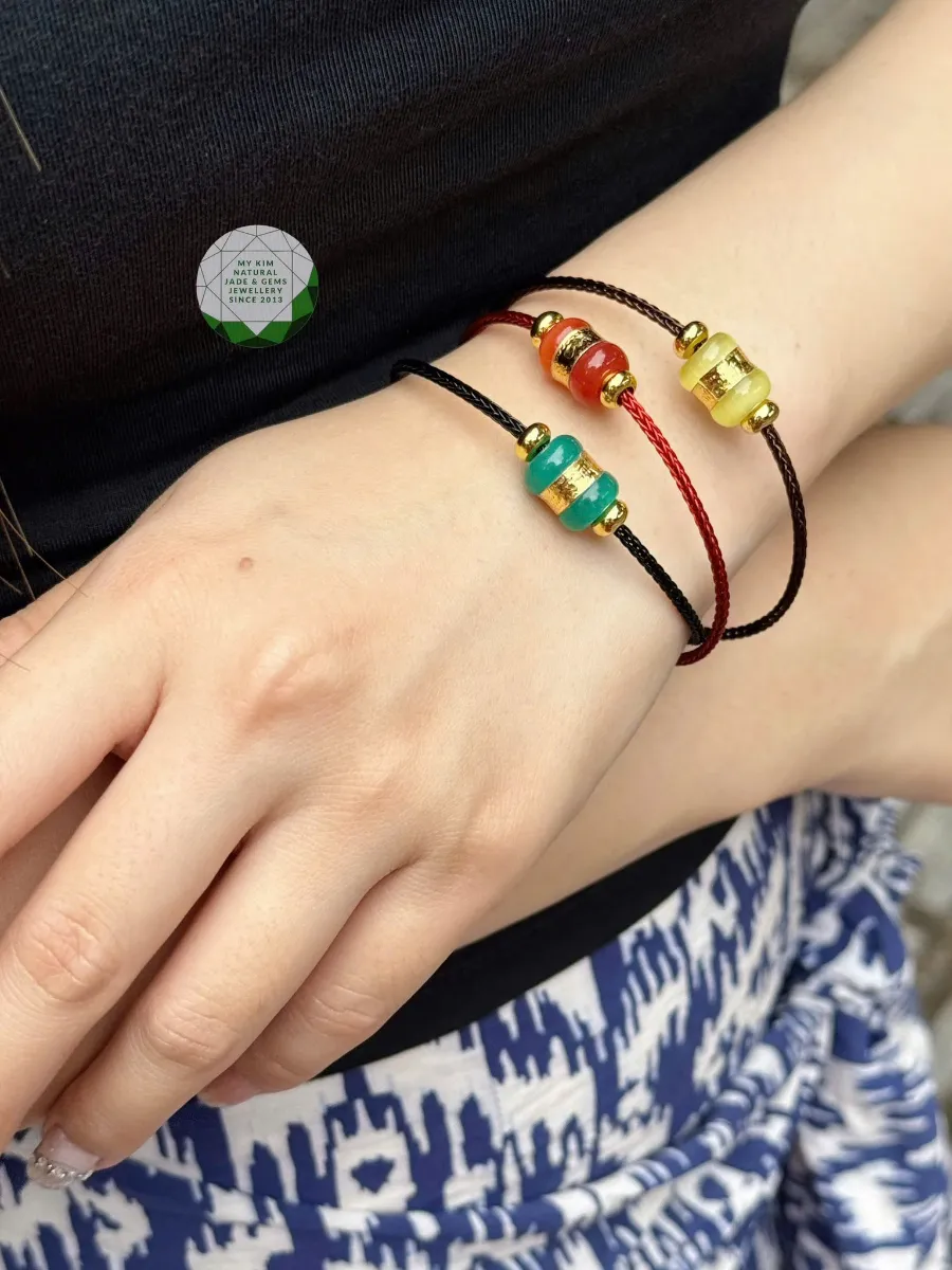 🔮 VÒNG DÂY CÁP LU THỐNG ĐÁ MẮT MÈO THEO MỆNH